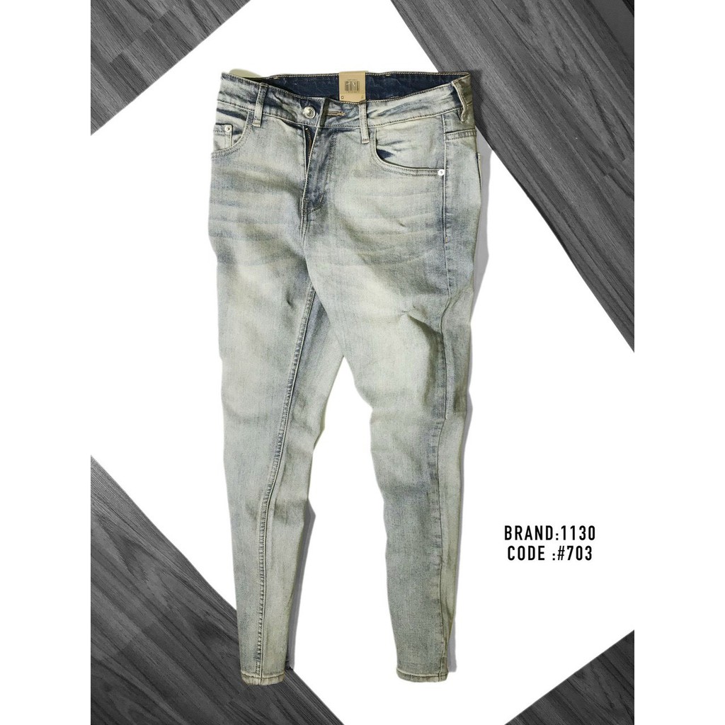 [Ảnh Thật] Quần Jean Nam Cao Cấp R703 Form Slim Fit