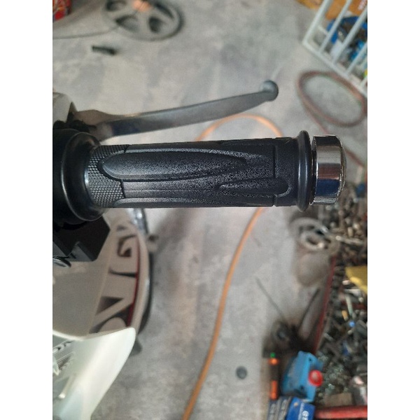 Tay nắm SH mode gù inox trắng đẹp