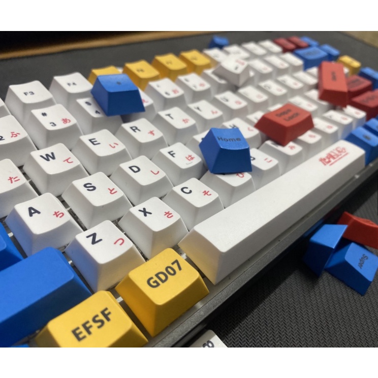 Keycap Gundam - keycap PBT - profile CHERRY - Dyesub - 108 nút cho bàn phím cơ