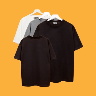 Áo thun basic trơn tato , áo phông unisex form rộng chất vải cotton thời trang nam nữ