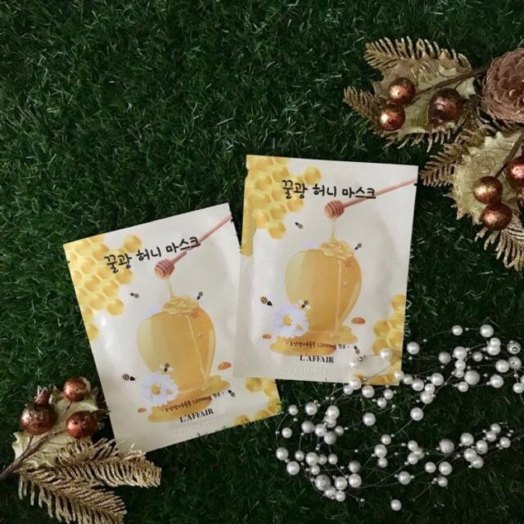 Bộ 30 Miếng Mặt Nạ Làm Dịu Mụn Viêm, Liền Sẹo, Mờ Thâm Nám Rainbow L’affair Honey Mask