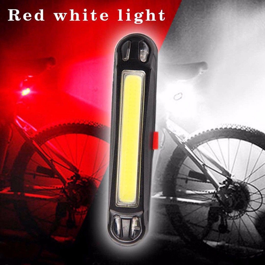 Đèn LED gắn phía trước xe đạp sạc cổng usb có 6 chế độ