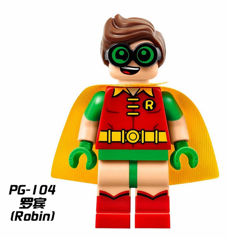 Đồ chơi lego nhân vật hình DC ROBIN BatmanJoker Harley Quinn