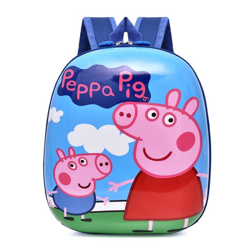 Ba lô peppa pig cho bé mẫu giáo, ba lô hình thú cho bé mầm non