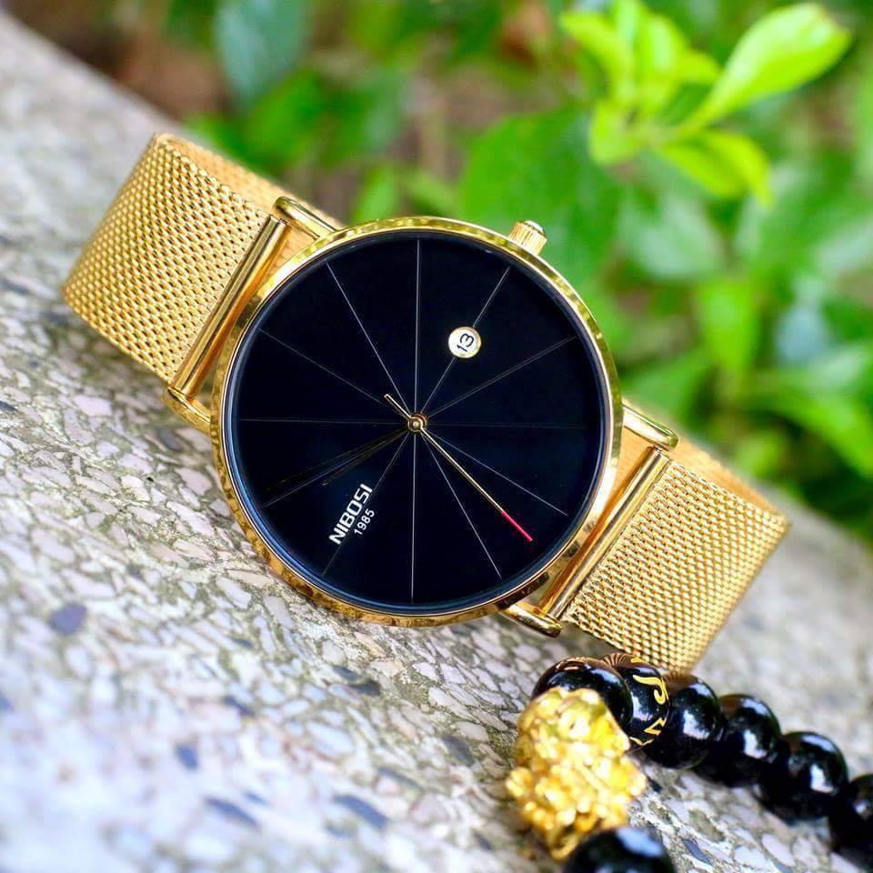 (TẶNG VÒNG TAY) Đồng hồ nam NIBOSI 2321 Chống xướt chống nước tuyệt đối NIBOSI 1985 | BigBuy360 - bigbuy360.vn