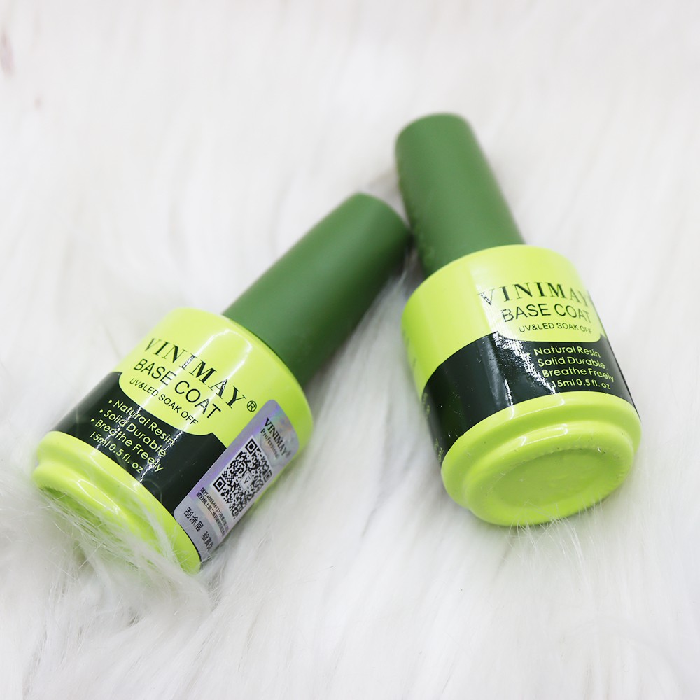 Sơn gel base top Vinimay chính hãng liên kết bột nail Jeliva Chính Hãng 15ml