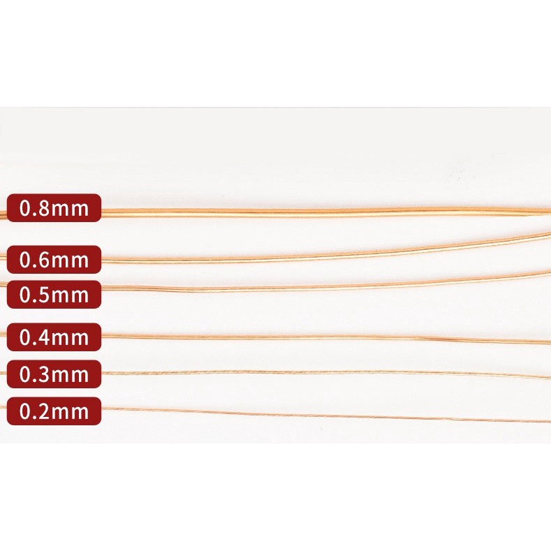 Dây đồng 0.2/0.5/1.0mm diy dây thủ công
