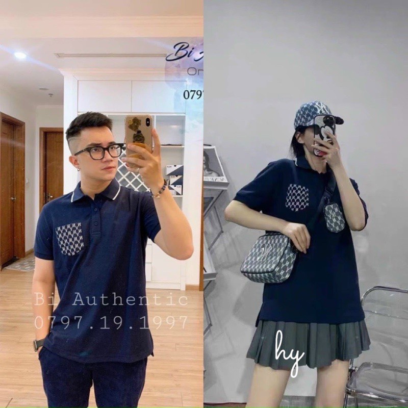 ♕▣A217 - ÁO ĐÔI NAM NỮ CỔ ĐỨC TÚI NGỰC N.Y