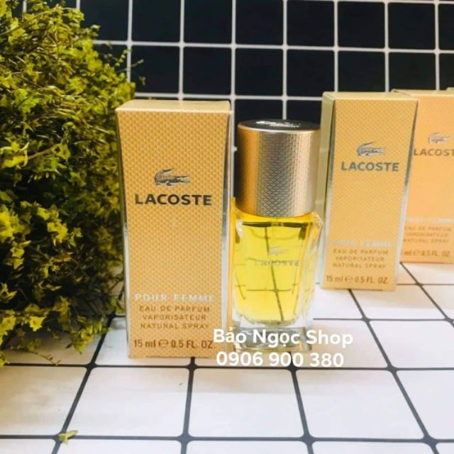 Nước Hoa Mini Lacoste Pour Femme -15ml
For Women -Hàng Xách Tay Mỹ