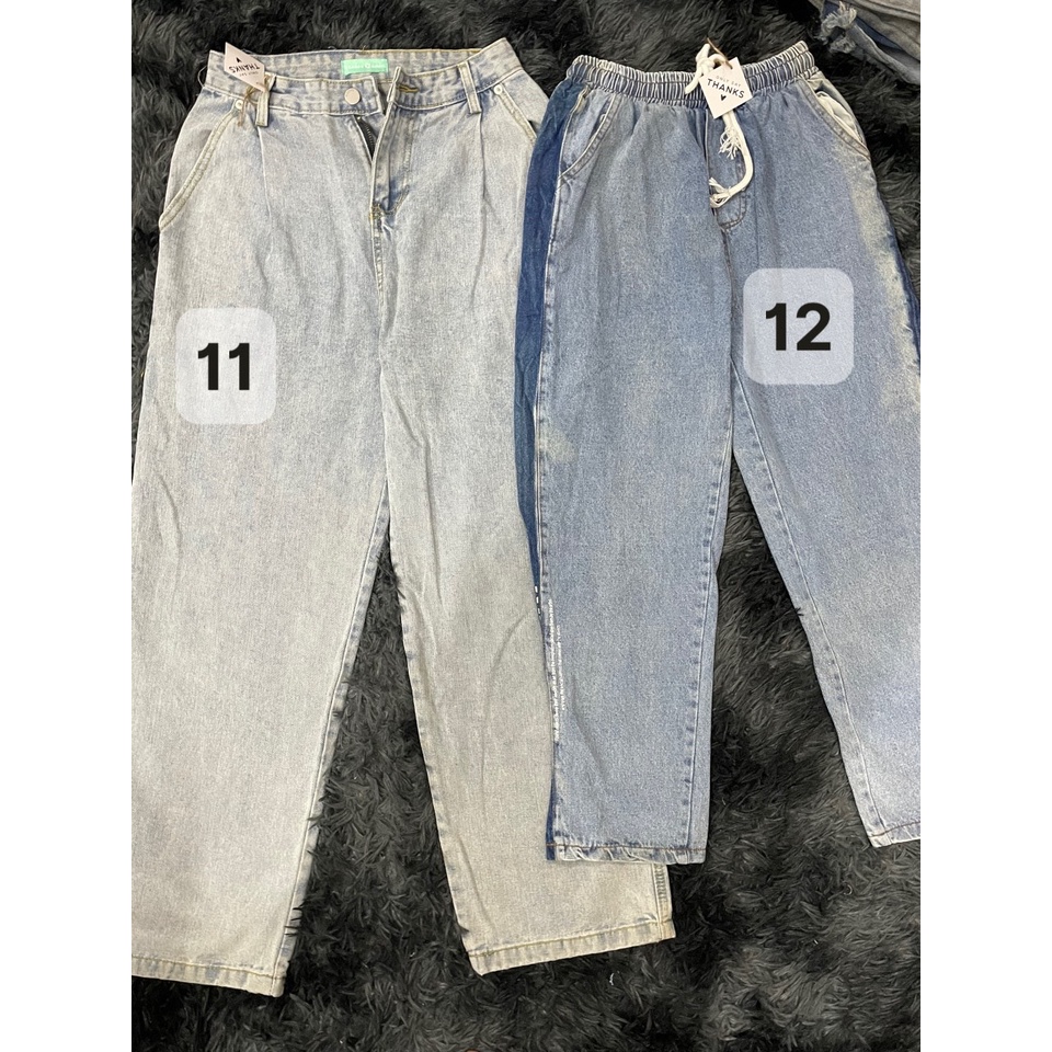 Quần jean baggy nữ, hàng chuẩn, đứng dáng, đứng form, chất jean cao cấp