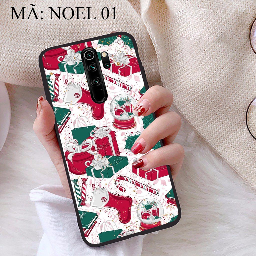 Ốp lưng Xiaomi Redmi Note 8 Pro viền dẻo TPU BST Giáng Sinh Vui Vẻ