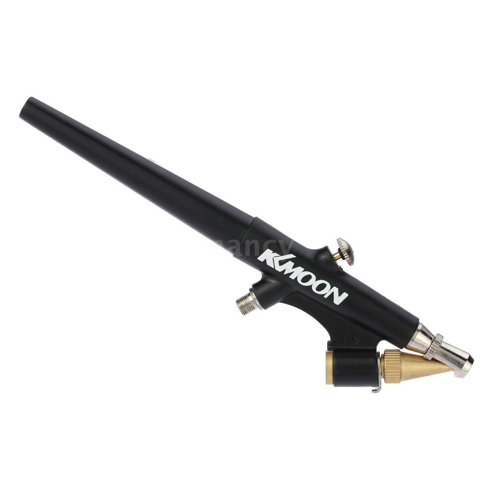 Súng phun sơn airbrush KKMoon đơn động tác dạng hút cho trang điểm/vẽ tranh/làm móng/xăm 0.8mm