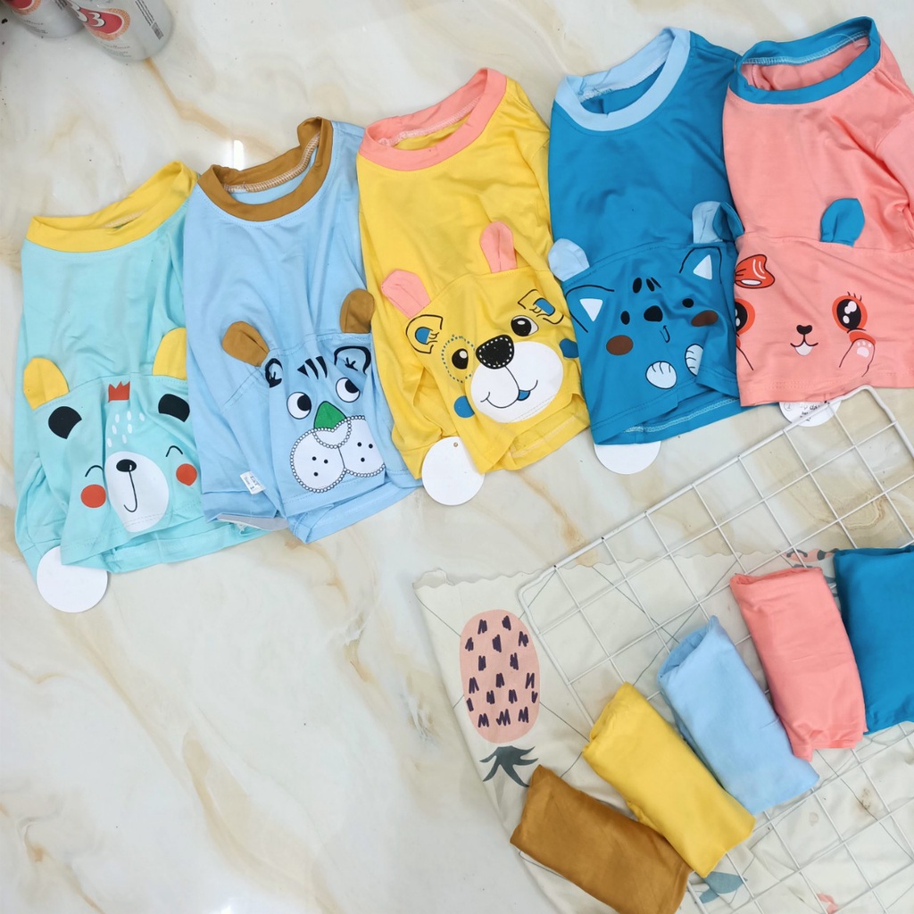 [A32 - Nhiều mẫu, Siêu Mềm] Bộ Dài Tay Thun Lạnh Hoạt Hình Cho Bé Trai Gái Loại Đẹp