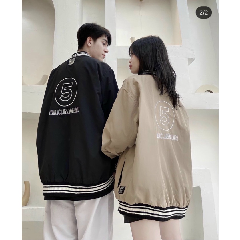 Áo Khoác Dù Boomber Nam Nữ Chống Nắng Form Rộng Thêu Chữ Chili Club Siêu Độc Đáo TP019 [NewUnisex]