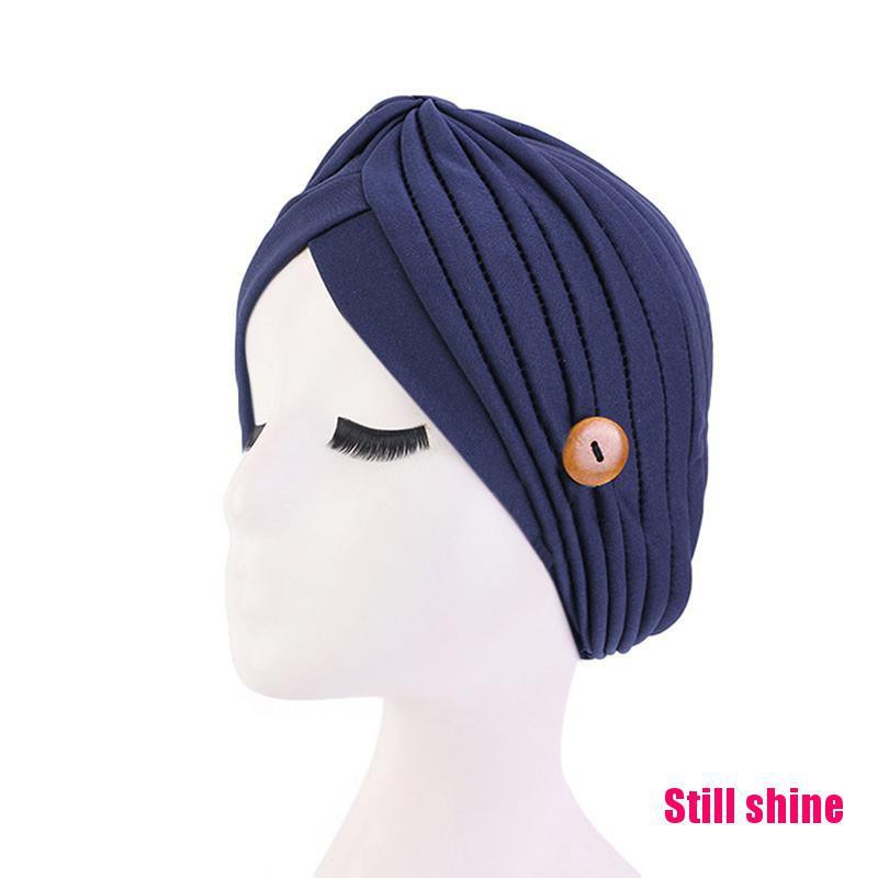 Mũ turban bảo vệ tai có nút gài dành cho người lớn