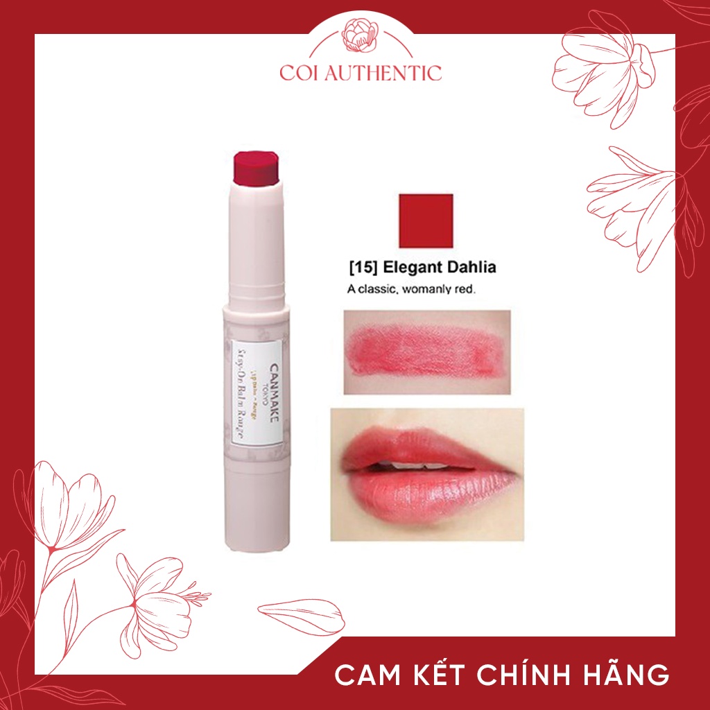 Son dưỡng Canmake Stay-on Balm Rouge chống nắng