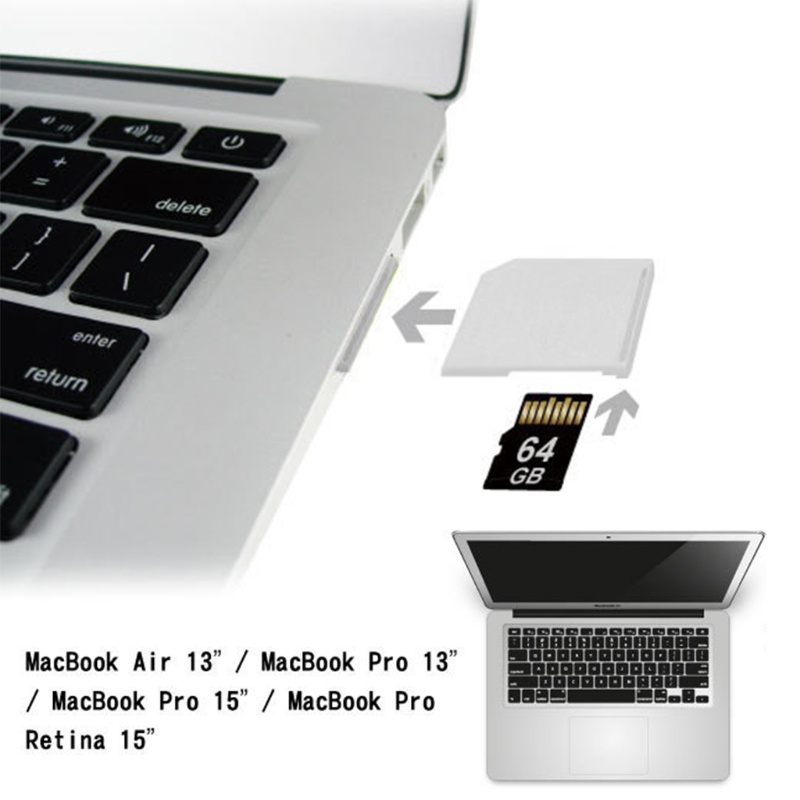 1 Đầu Chuyển Đổi Thẻ Microsd Tf Sang Sd Cho Macbook Air