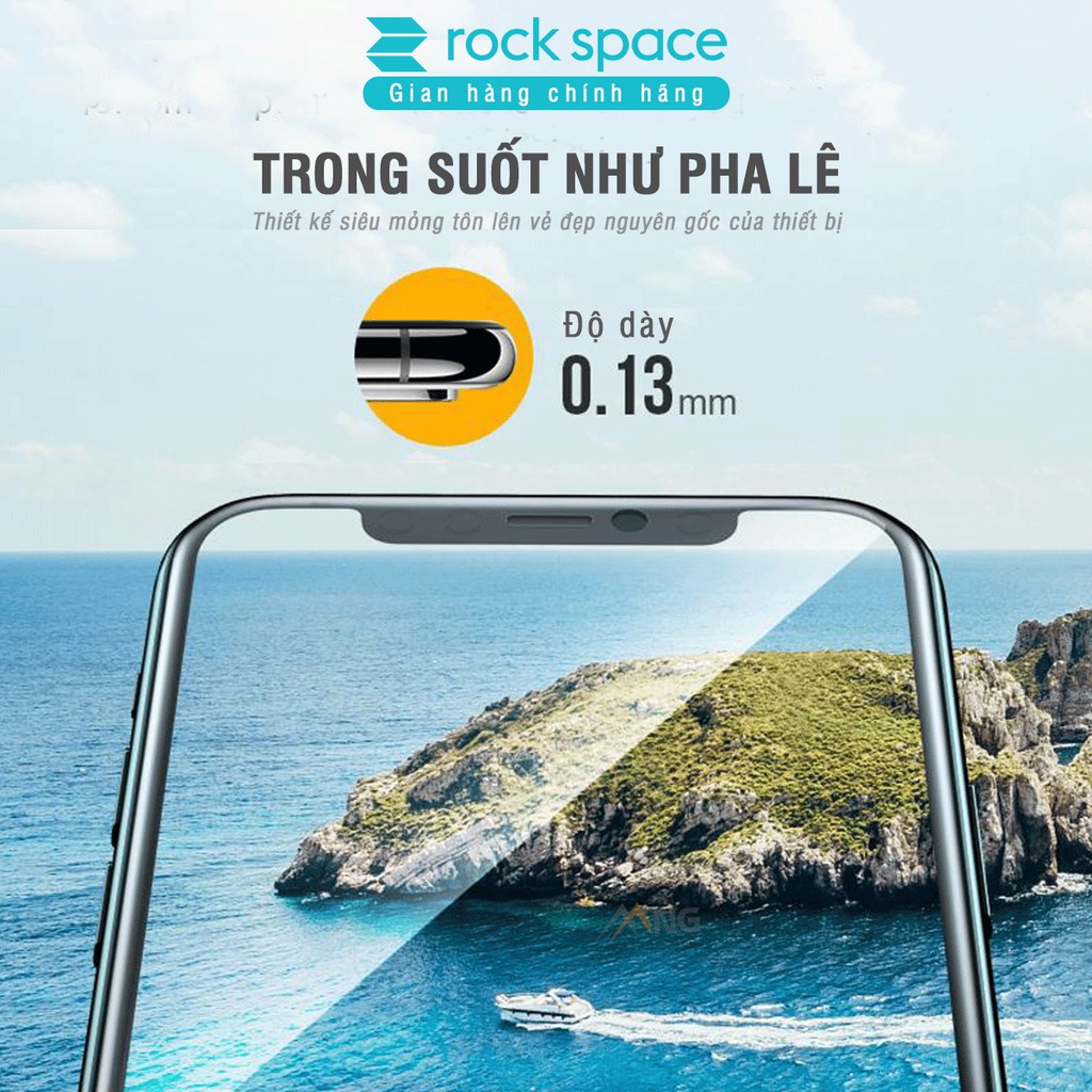 Kính cường lực PPF dẻo Rockspace cho iphone và mọi dòng điện thoại - dán mặt trước, mặt sau,full viền - Hàng chính hãng
