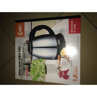Ấm đun nước siêu tốc Comet Loại 1,8L hoặc 1,5L Chính Hãng - Freeship 50K