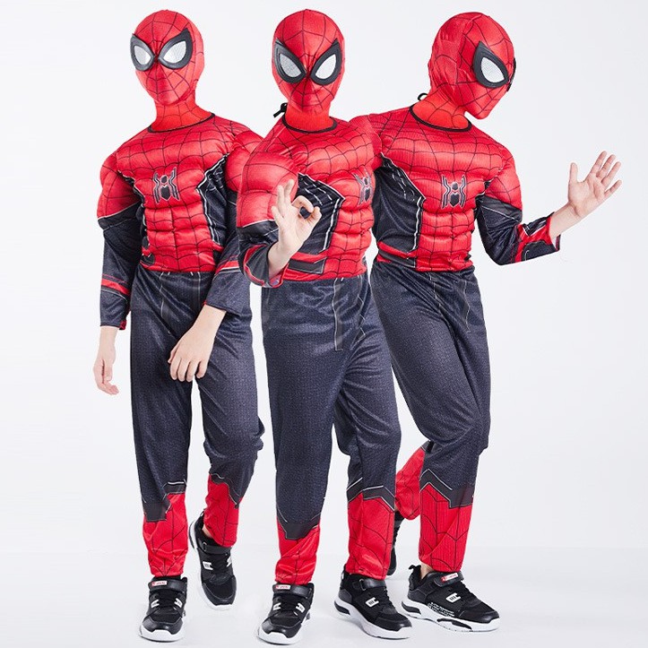 Trang Phục Hóa Trang Đội Trưởng Mỹ Captain America, Bộ Đồ Siêu Anh Hùng Captain America Cho Bé Trai