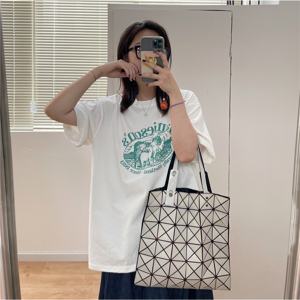 Áo thun IELGY tay lỡ cổ tròn dáng rộng thời trang Harajuku Hàn Quốc thích hợp cho nữ