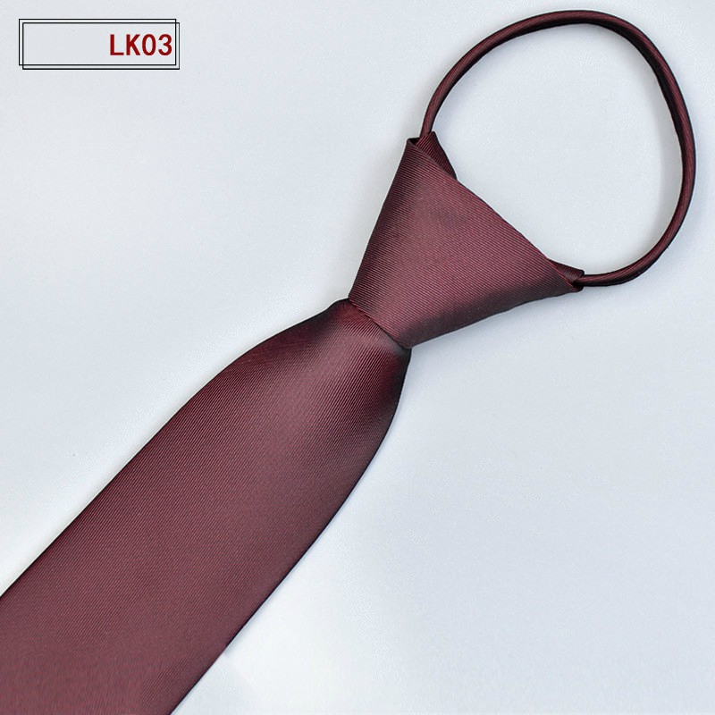 Mặc gì đẹp: Đẹp với Cà vạt màu trơn phối khóa kéo phong cách Hàn Quốc cá tính 6cm cho nam