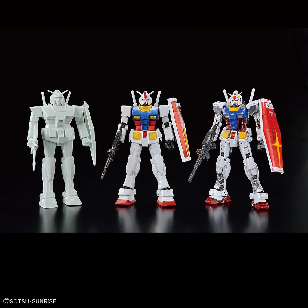 Mô Hình Gundam HG RG RX-78-2 Gunpla Memorial Set 40th Bandai 1/144 Đồ Chơi Lắp Ráp Anime Nhật
