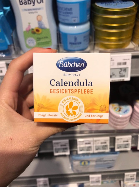 Kem dưỡng da chiết xuất hoa cúc Bubchen, rất lành tính, dùng được cho mọi loại da và mọi độ tuổi, Hàng Đức chính hãng