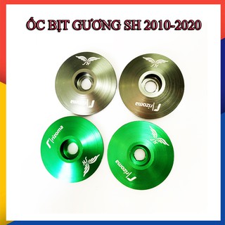 Ốc Bịt Chân Gương SH 2010–2025 Nhôm CNC ANOS – Nút Bịt Chân Gương Trang Trí Đẹp Cho SH Việt & SH Ý