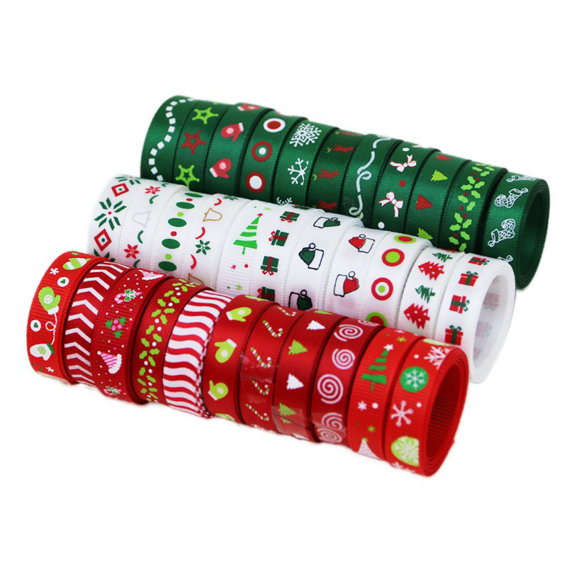 Hộp Quà Kích Thước 3/8&quot;(10mm) Với Dây Ruy Băng Dùng Trang Trí Giáng Sinh, Năm Mới