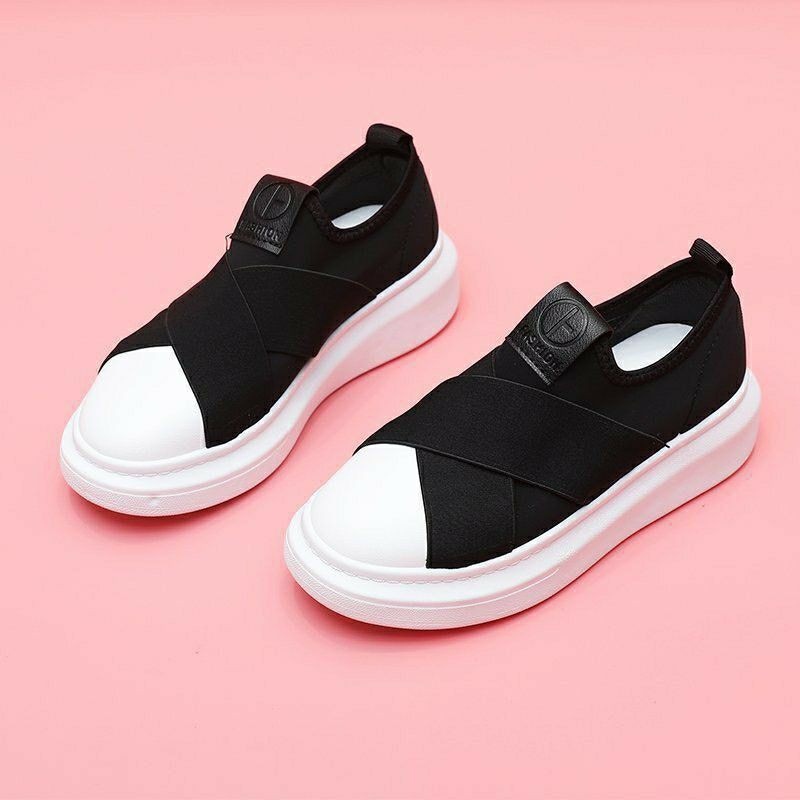 Giày Nữ Quai Chéo Sneaker Mới Kiểu Dáng Đơn Giản Dễ Dàng Phối Đồ