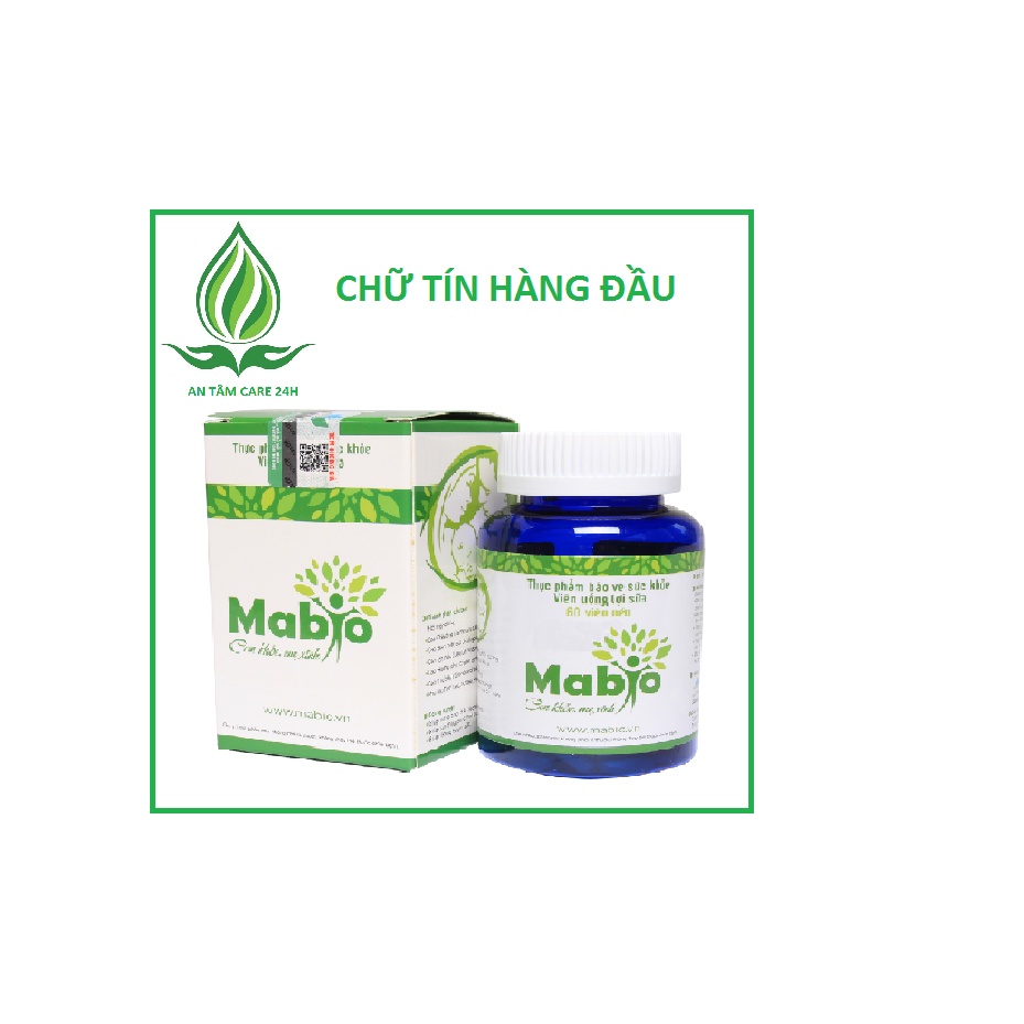 Viên Uống Lợi Sữa MABIO – Giúp nâng cao chất lượng & số lượng sữa mẹ - Hộp 60 viên - antamcare24h