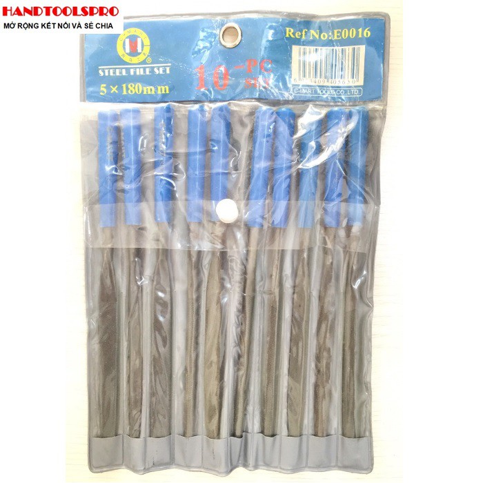 Dũa bộ 10 cây 5x180mm E0016-5180 C-MART