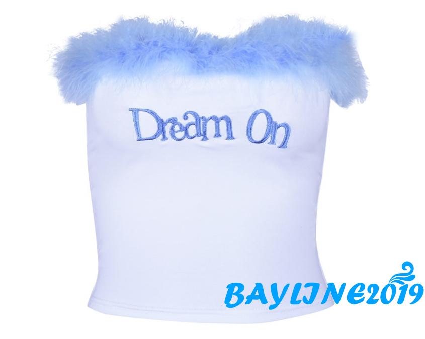 Áo Ống Không Tay Phối Bèo Họa Tiết Phản Quang Thời Trang Quyến Rũ Dành Cho Bạn Nữ