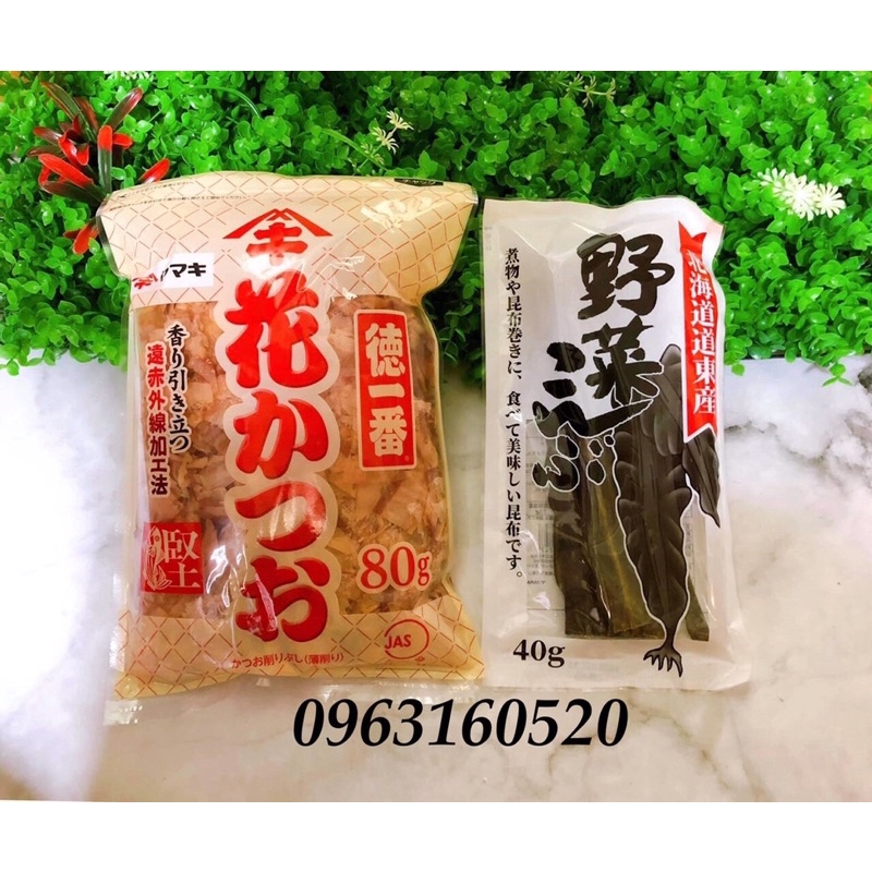 Cá bào tảo bẹ nấu nước dùng dashi ăn dặm