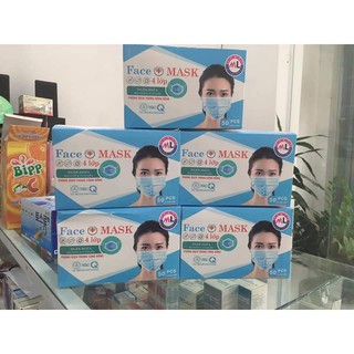 Hộp khẩu trang y tế 4 lớp 50 chiếc
