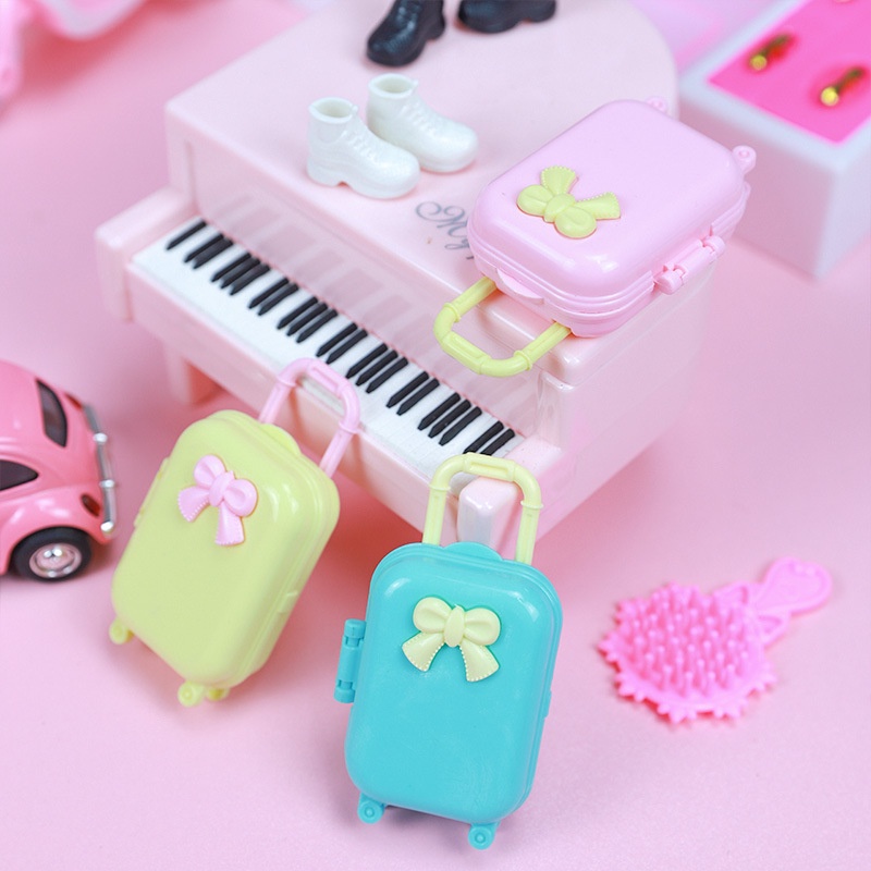Vali nhựa Mini BJD16 / 30cm trang trí cho nhà búp bê
