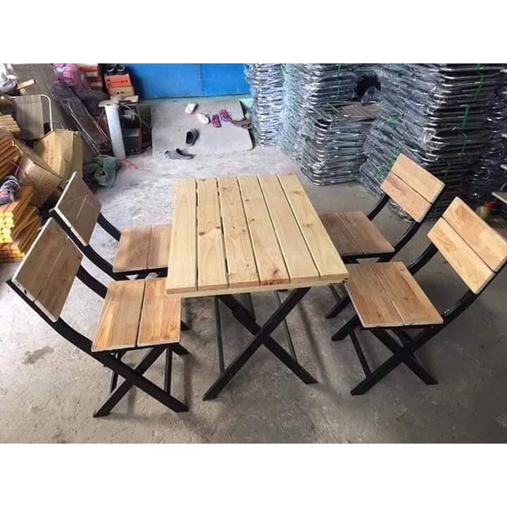 bàn ghế gỗ quán nhậu giá rẻ