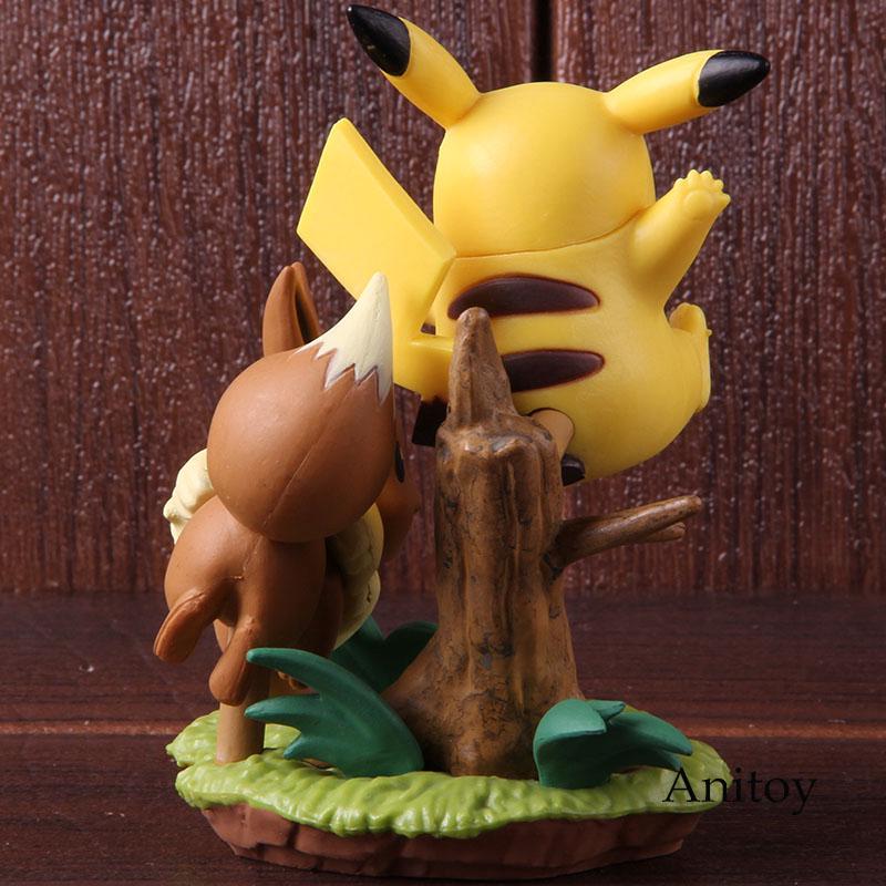 Mô hình nhân vật Pokemon vs Eevee đồ chơi