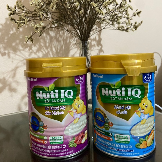 Bột ăn dặm NutiIQ