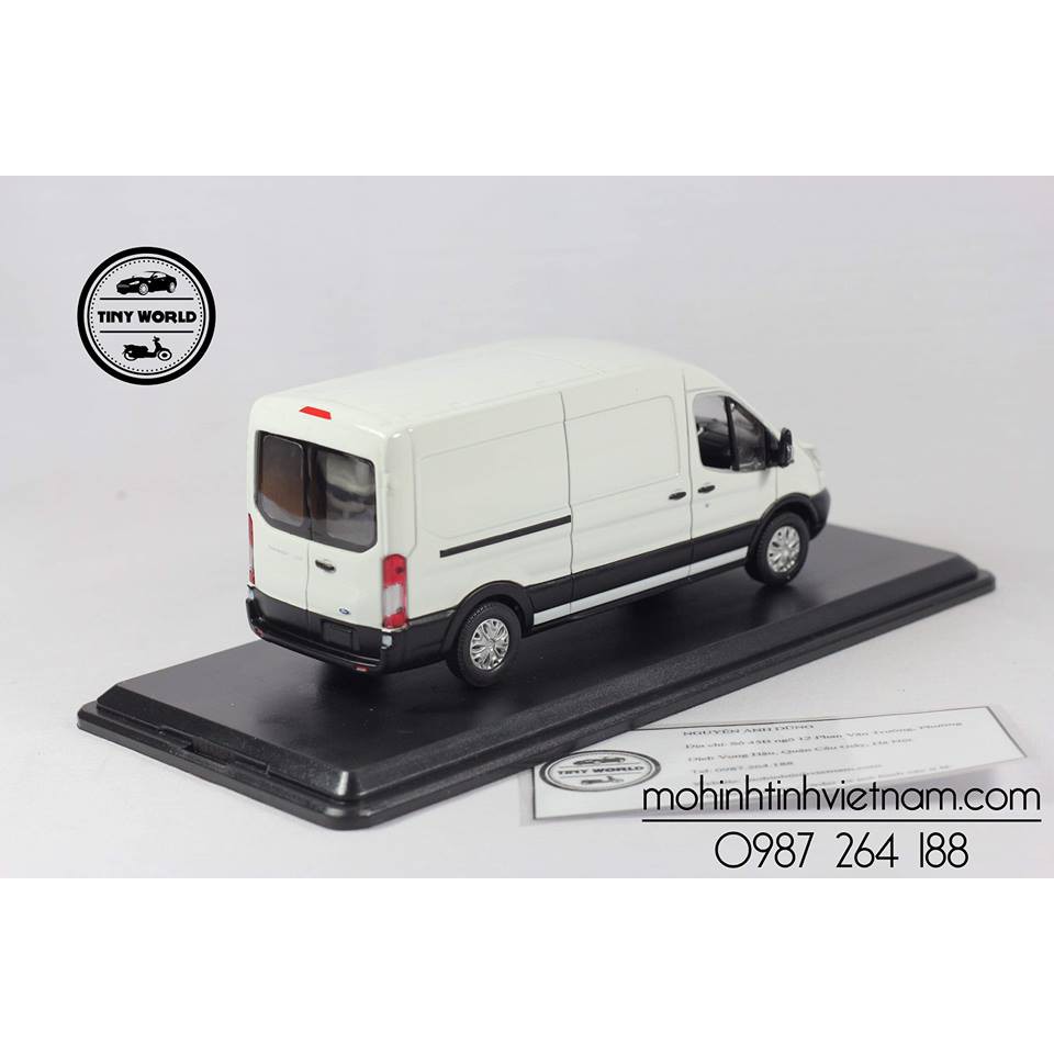 MÔ HÌNH Ô TÔ FORD TRANSIT 2015 (TRẮNG) 1:43 GREENLIGHT