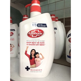 SỮA TẮM LIFEBUOY VÒI ION BẠC - CHAI 850G ( 833ML) - NẮP ĐỎ