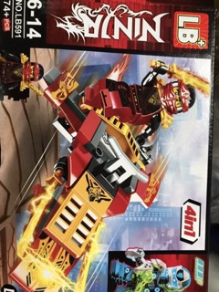 Combo 4 Hộp Lego Ninja A-B-C-D (73-84PcS)