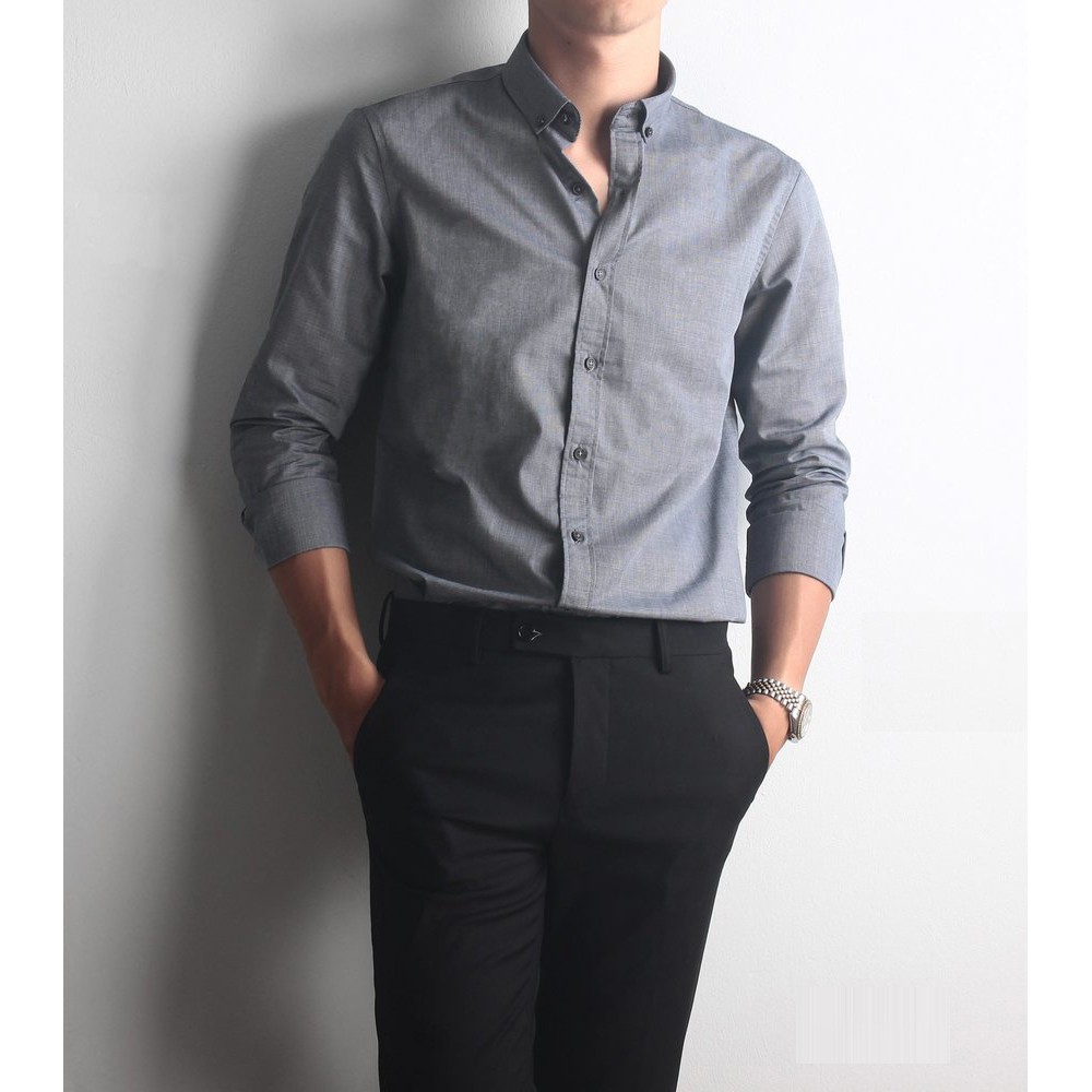 XẢ LỖ - Áo sơ mi nam Slim Fit xuất khẩu (Size M: 60-65kg)