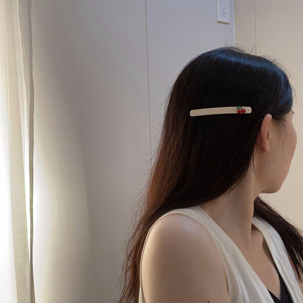 FORBETTER Kẹp Tóc Móng Vuốt Hình Trái Cherry Đơn Giản Dễ Phối Đồ Cho Nữ