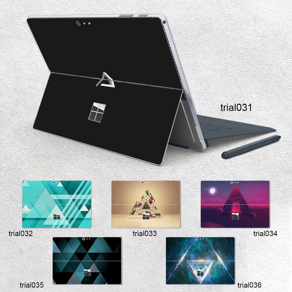Skin dán hình Đa giác x06 cho Surface Go, Pro 2, Pro 3, Pro 4, Pro 5, Pro 6, Pro 7, Pro X