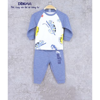DB546 Bộ quần áo cổ tròn dài tay Dokma