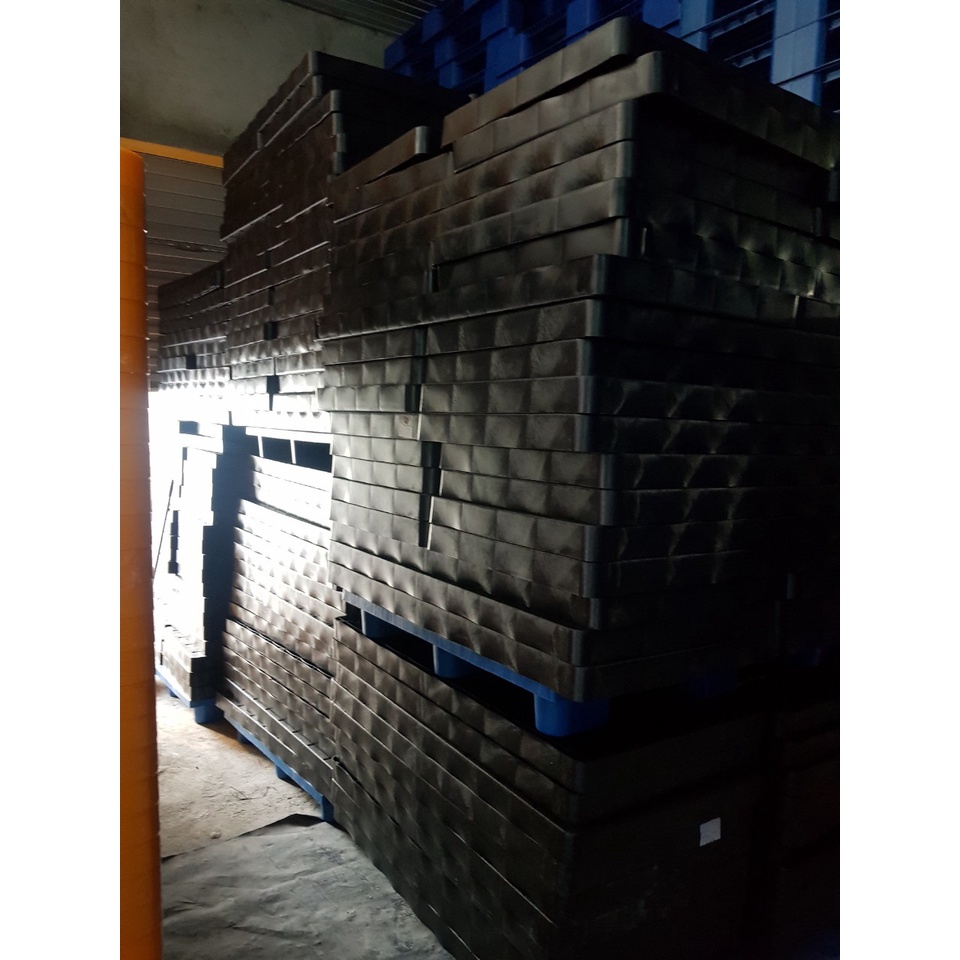 Pallet nhựa chống tràn đựng 2 phuy