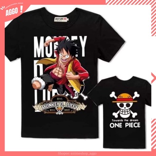 [ NHIỀU MẪU] Áo Thun Đen In Hình One Piece, Áo Luffy, Zoro Phong Cách Cá Tính