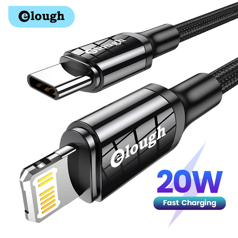 Dây cáp sạc nhanh ELOUGH PD 20W USB Type-C tiện dụng cho IP13 12 11 Pro